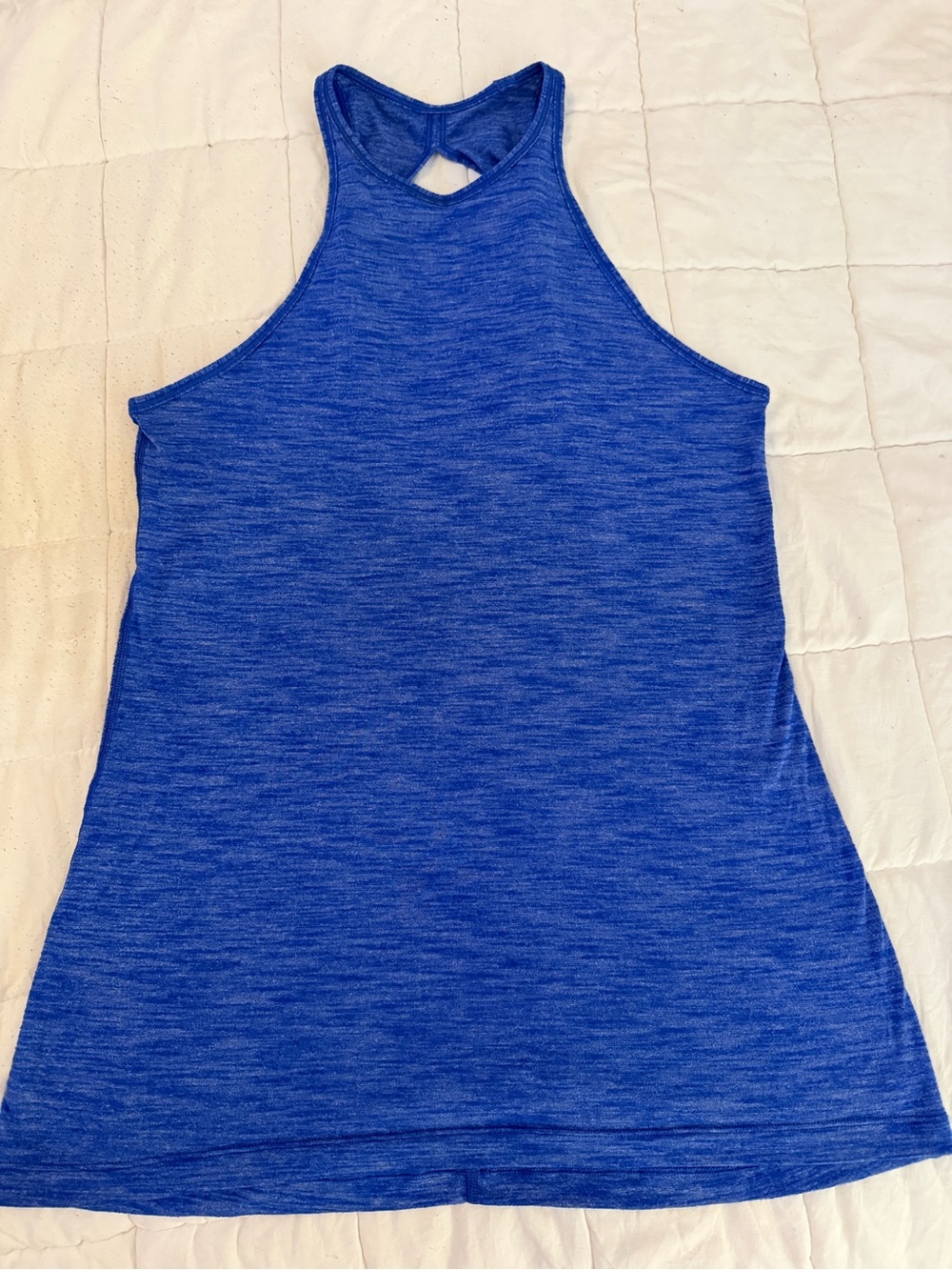 Lululemon Women's Blue Heather Racerback Tank Top Fits 8-10